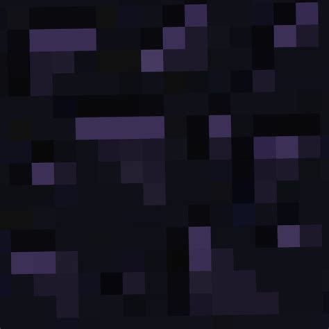 MineCraft Obsidian Block Pattern