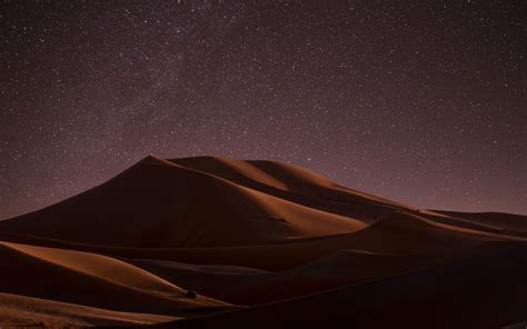 Sahara Desert At Night Wallpaper