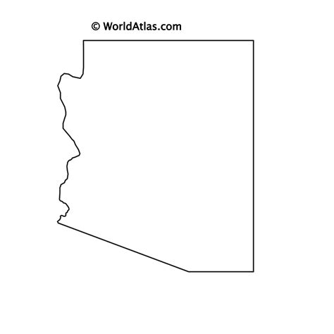 Arizona Outline Map