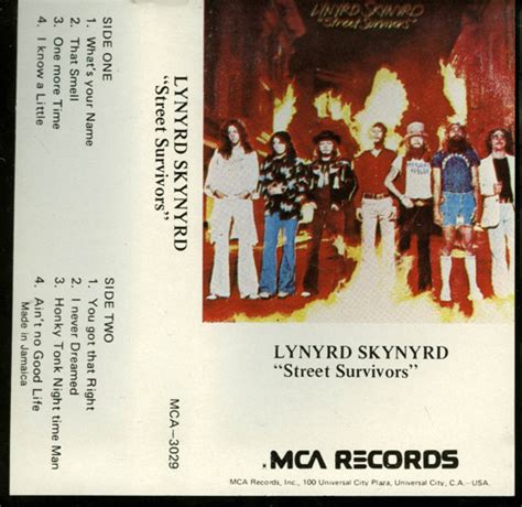 Lynyrd Skynyrd - Street Survivors (Flame Cover, Cassette) | Discogs