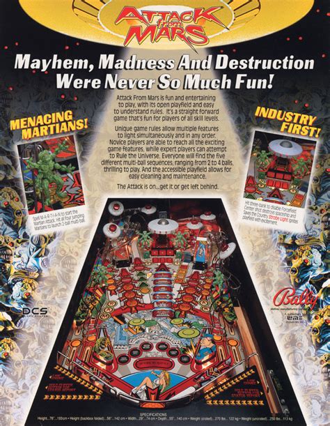 Attack From Mars Pinball Machine | Vintage Arcade Superstore