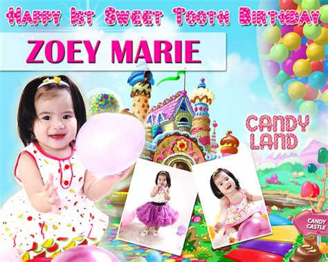 Zoey Marie’s Candyland Theme Tarp | Cebu Balloons and Party Supplies