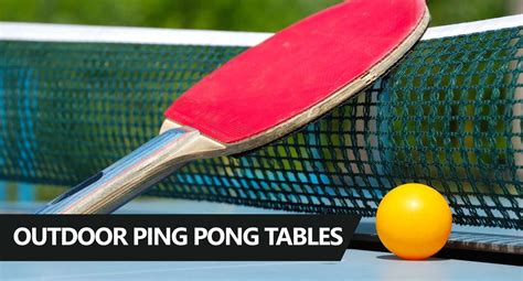 5 Best Outdoor Ping Pong Tables of 2023 (Weatherproof & Durable)
