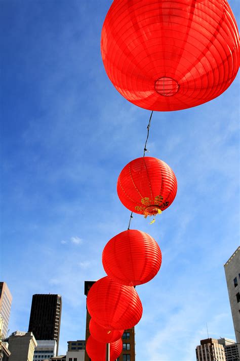 Chinese New Year Lanterns Free Stock Photo - Public Domain Pictures