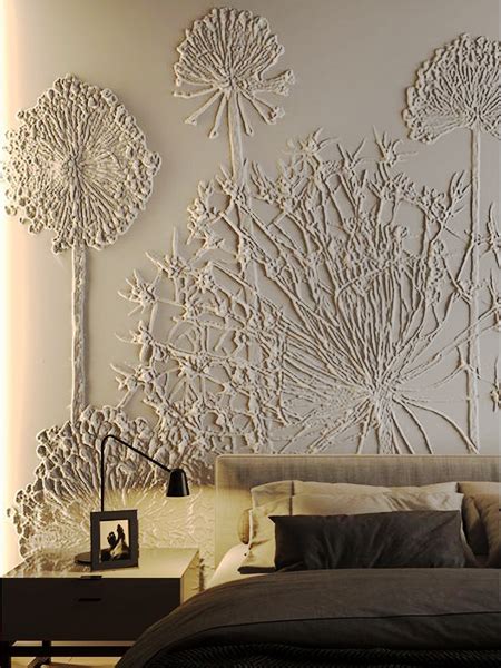 Decorate Walls with Plaster Relief