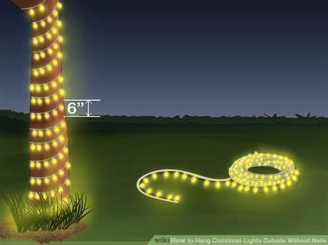 3 Ways to Hang Christmas Lights Outside Without Nails - wikiHow