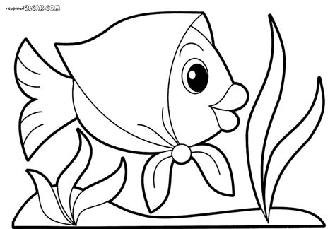 Mewarnai Gambar Ikan Kartun Berwarna 9999 Sketsa Gambar Ikan Hias ...