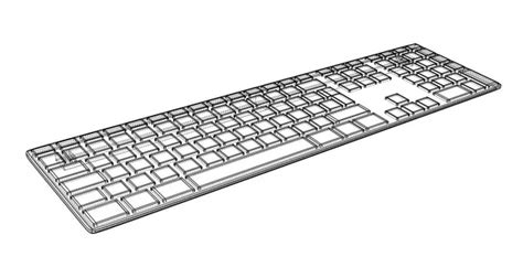 Images: keyboard drawing | Drawing keyboard — Stock Photo © vetkit #15726811