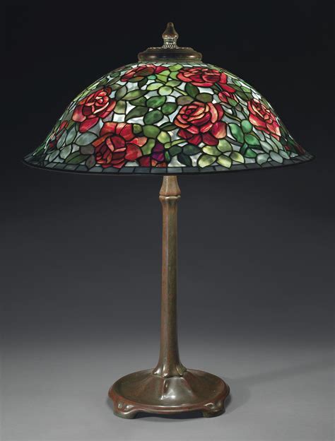 TIFFANY STUDIOS , A 'ROSE' TABLE LAMP, CIRCA 1910 | Christie's