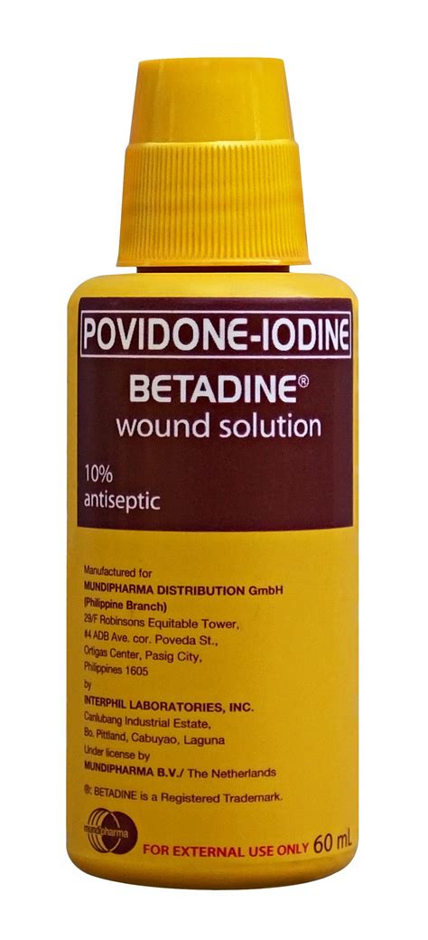 POVIDONE-IODINE (BETADINE®) 10% ANTISEPTIC SOLUTION