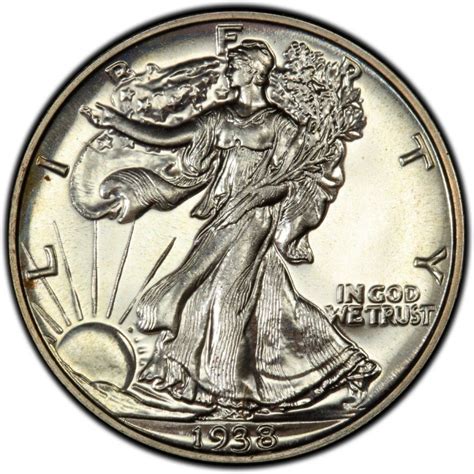 1938 Walking Liberty Half Dollar Values and Prices - Past Sales ...