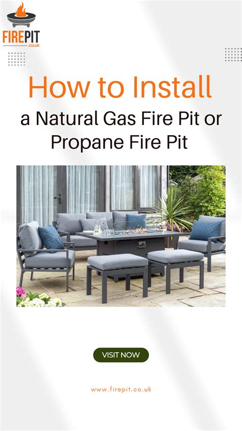 How to install a natural gas fire pit or propane fire pit – Artofit