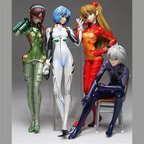 High quality new anime action figure Evangelion EVA Collection dolls smoked high 8 cm figure ...