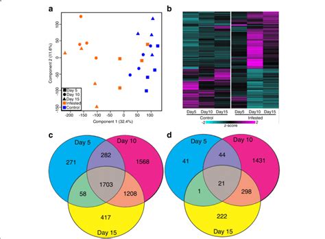 Overview of transcriptomic data. a PCA of transcriptomic data, Blue ...