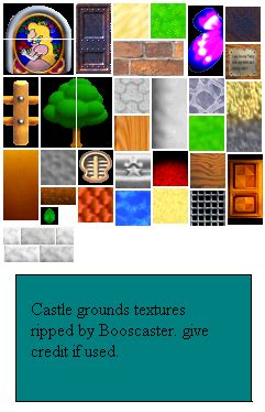 Nintendo 64 - Super Mario 64 - Castle Grounds - The Textures Resource