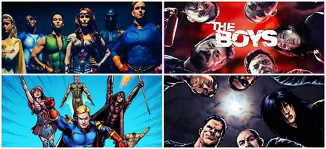 The boys. The successful comic adaptation of Garth Ennis and Darick ...