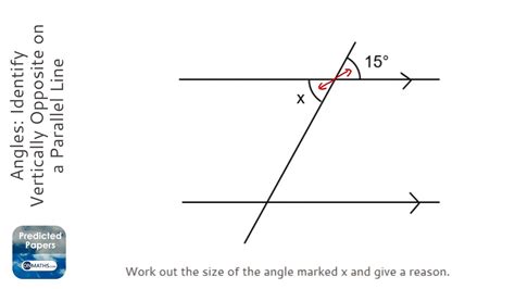 Geometry Vertically Opposite Angles Year 6 Teaching