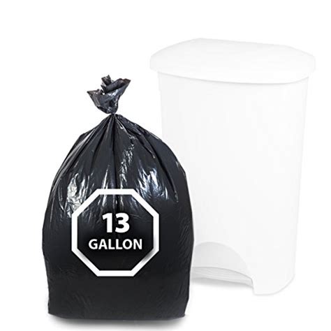 Dualplex Tall Kitchen Trash Bags 13 Gallon 200 Count Black Garbage Bag 24” X 31” | Pricepulse