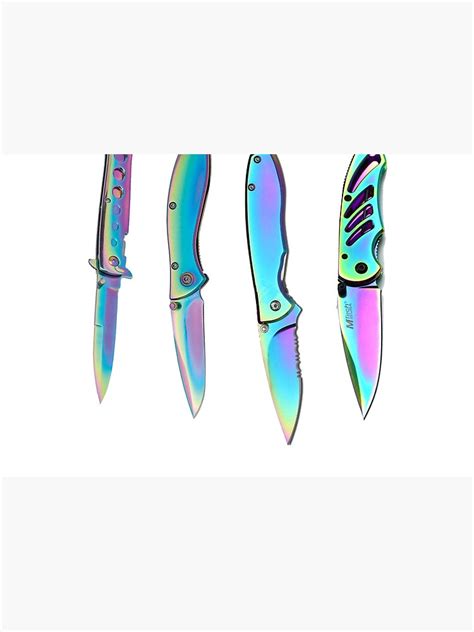 "Holographic Rainbow Knives Aesthetic" Hardcover Journal for Sale by YumeYume | Redbubble