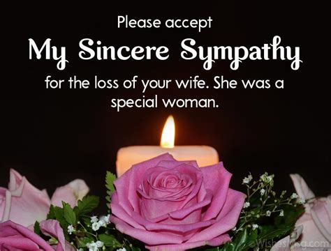 60+ Sympathy Messages for Loss of Wife - WishesMsg