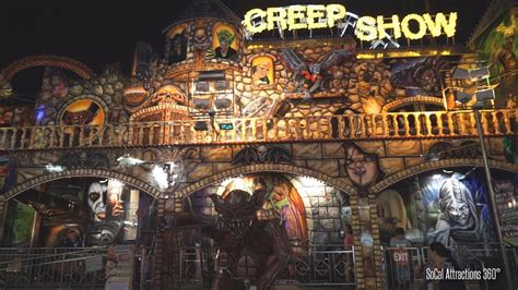 2 Cheesiest Carnival Haunted House Rides POV - Full Ride-through - L.A County Fair 2015 - YouTube