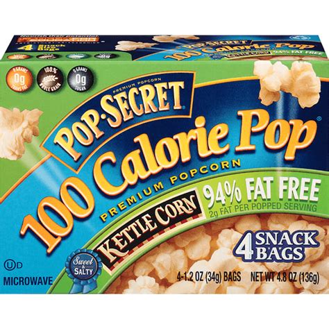 Pop Secret® 100 Calorie Pop® Kettle Corn Popcorn 4-1.2 oz. Bags | Shop | D'Agostino