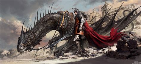 "Black Dragon Knight" by Russell Dongjun Lu : ImaginaryDragons