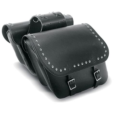 Carroll® Large leather Motorcycle Saddlebags - 149664, Racks & Bags at Sportsman's Guide