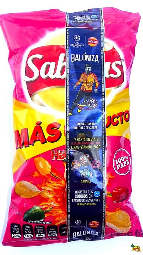 Sabritas Habanero, 10 bags, 42g | Spicy Mexican Chips - Walmart.com