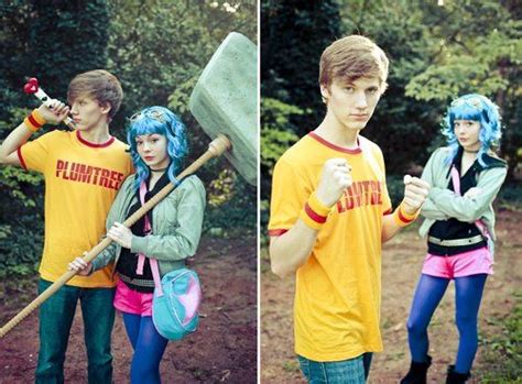 Scott Pilgrim, Ramona Flowers! | Couples costumes, Couple halloween costumes, Couples cosplay