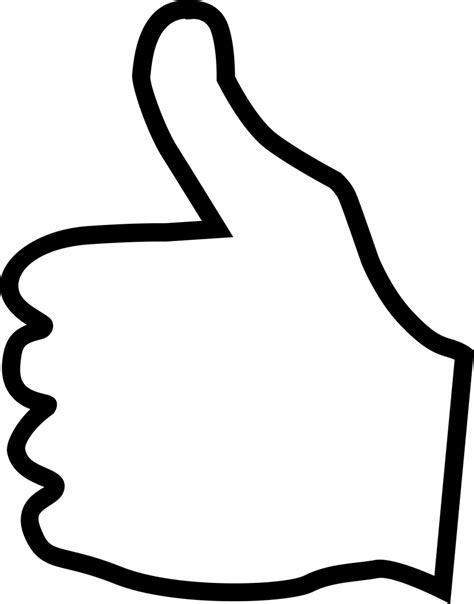 Thumb up clipart - Clipground