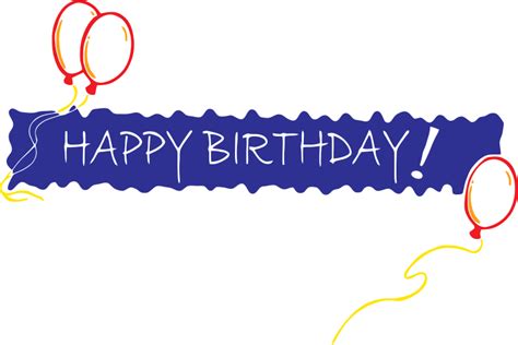 Clipart - Birthday Banner 5