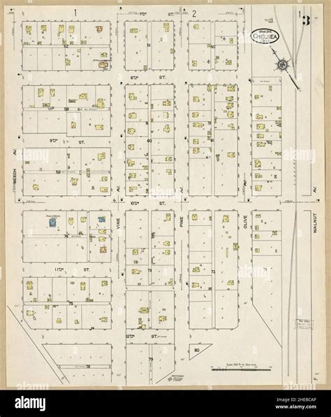 Map of chelsea oklahoma hi-res stock photography and images - Alamy