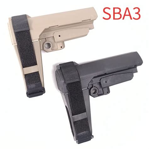 SB Tactical SBA3 Pistol Brace - Brace Only (No Buffer Tube ...