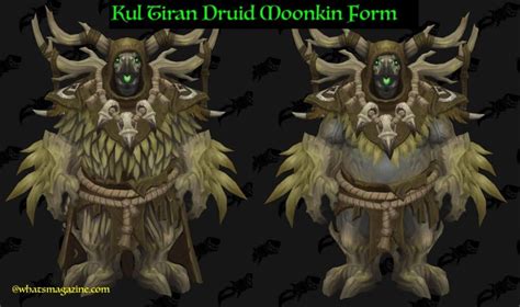 Kul Tiran Human Druid Forms: 8 Terrifying shapes will Blow Your Mind ...