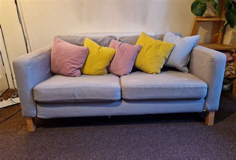 2 Seater Grey Sofa | eBay