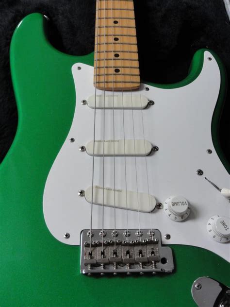 Fender Stratocaster Eric Clapton 1988 Candy Green Guitar For Sale RJV Guitars