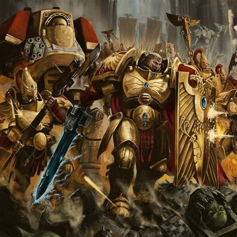 Warhammer Community on Instagram: “The golden warriors of the Adeptus Custodes stand before the ...