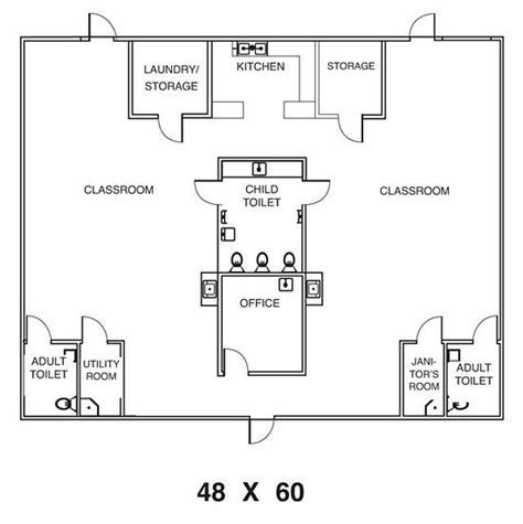 layout desings for daycare centers | Sample Floor Plans for Daycare Center | Daycare center ...