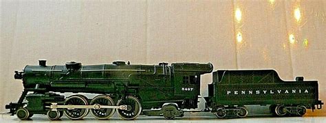 Rivarossi Steam Locomotive Pennsylvania 4-6-2 Rd# 5487 Runs good light ...