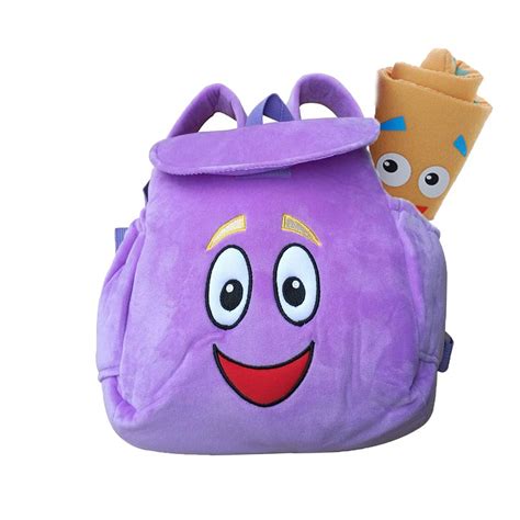 Girls' Accessories Dora The Explorer Backpack Plush with Map Preschool Rescue Bag FREE SHIP ...