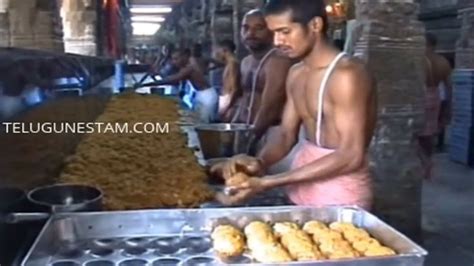 Tirumala Sri Venkateswara Swamy Temple Laddu Prasadam Making Video