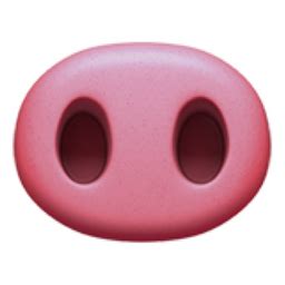 Pig Nose Emoji (U+1F43D)