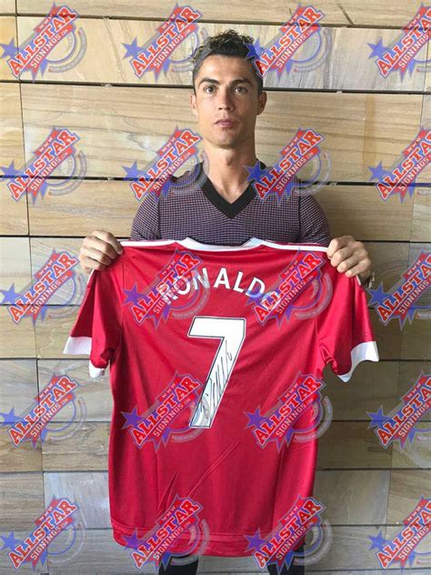 Cristiano Ronaldo signed Manchester United shirt - All Star Signings