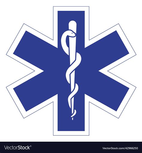 Emt paramedic logo Royalty Free Vector Image - VectorStock