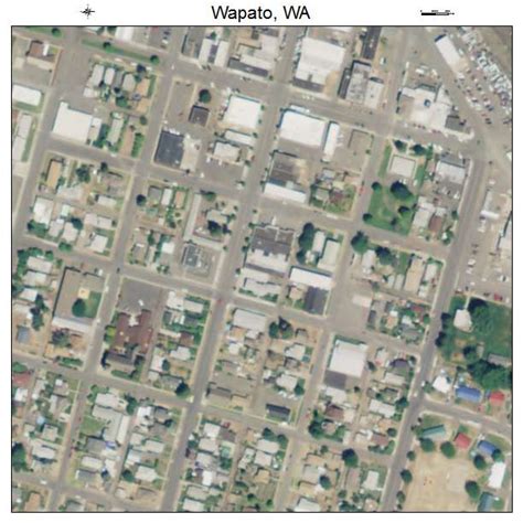 Aerial Photography Map of Wapato, WA Washington