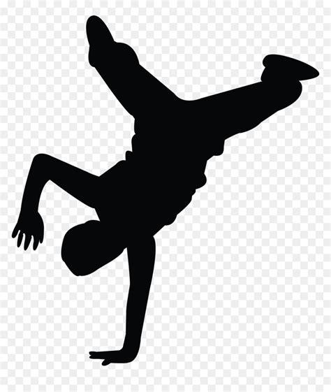 Hip Hop Dancer Silhouette, HD Png Download - vhv