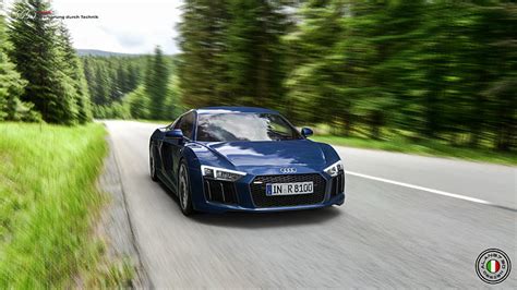 HD wallpaper: blue Audi R8 V12, Render, Audi R8 V10 Plus, Audi R8 V10 ...