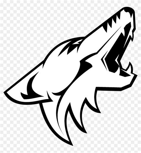 Phoenix Coyotes Logo Black And White - Arizona Coyotes Logo Black And ...