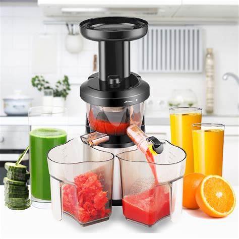 Cold Press Juicer Machine Masticating Slow Juice Extractor Maker Fruit ...